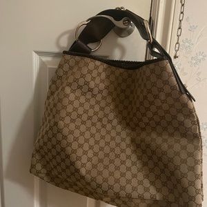 Gucci GG Canvas Large Horsebit Hobo 114900
